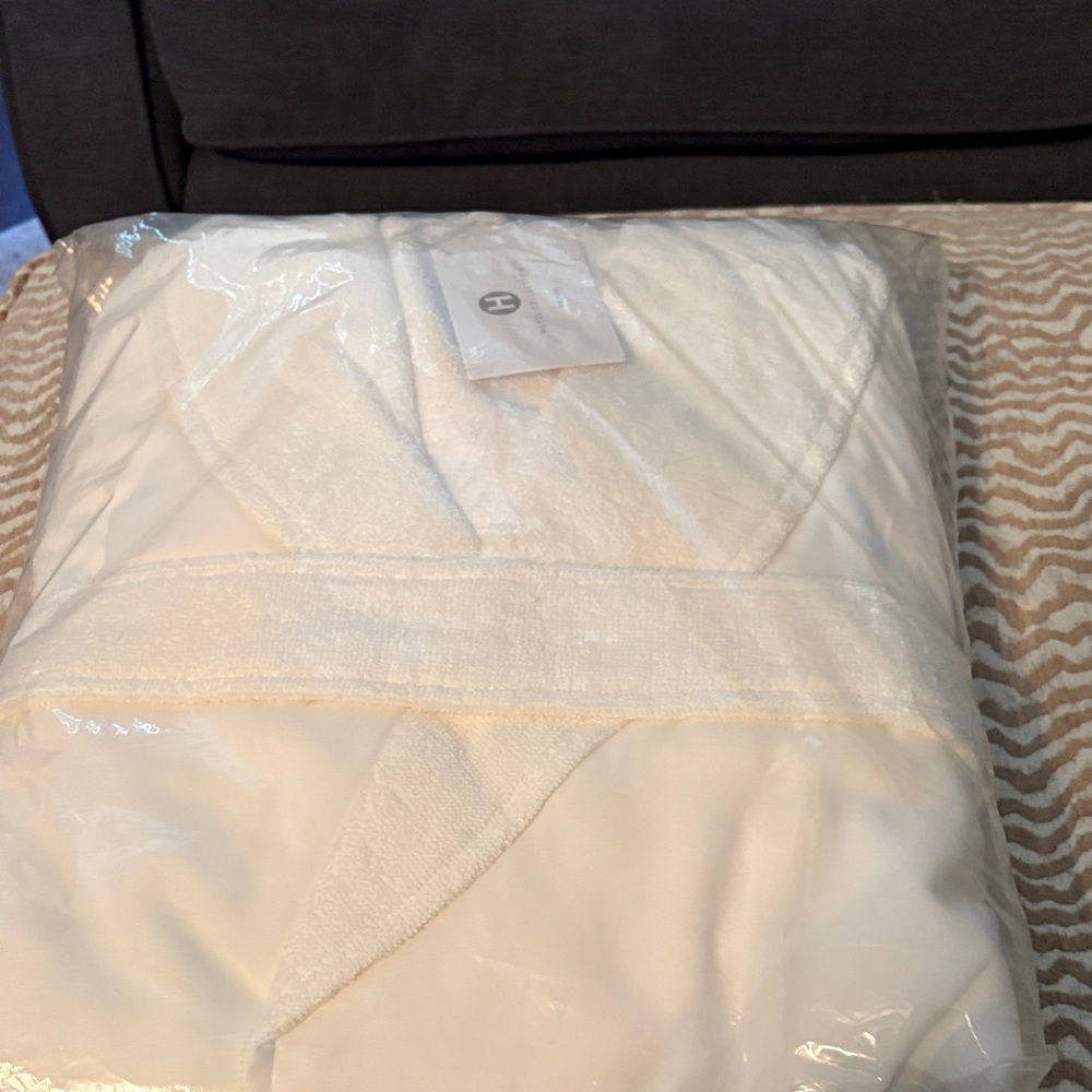 Terry cloth spa robe